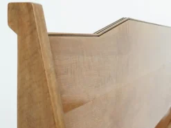 Pamono Modern Italian Sleigh Bed in the Style of BBPR, 1950 Outlet