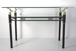 Pamono Modern Italian Style Glass Table, 1980s Hot