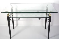Pamono Modern Italian Style Glass Table, 1980s Hot