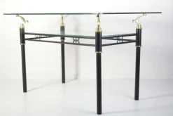 Pamono Modern Italian Style Glass Table, 1980s Hot