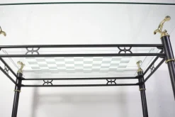 Pamono Modern Italian Style Glass Table, 1980s Hot