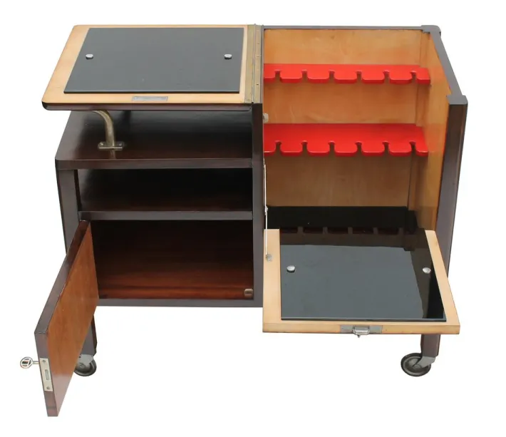 Pamono Modern Model D Drink Cabinet from Thonet, 1920s Clearance