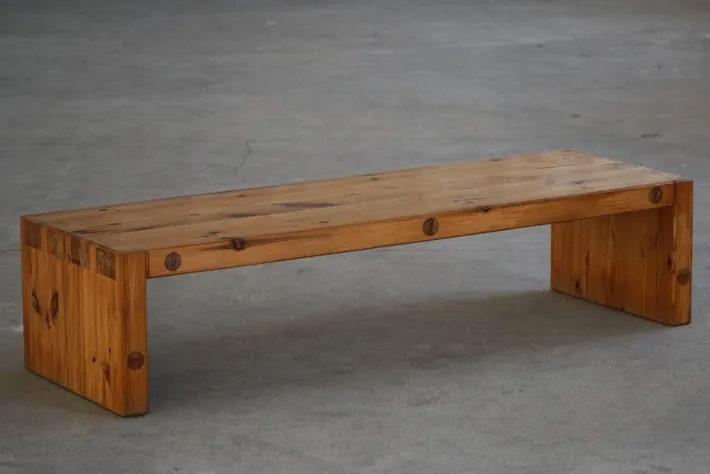 Pamono Modern Swedish Bench Early Model Zink by Roland Wilhelmsson, 1972 Sale