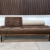 Pamono Modern Tubular Steel and Wood Daybed, 1960s Sale