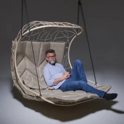 Pamono Modern Wave Hanging Chair from Studio Stirling Best