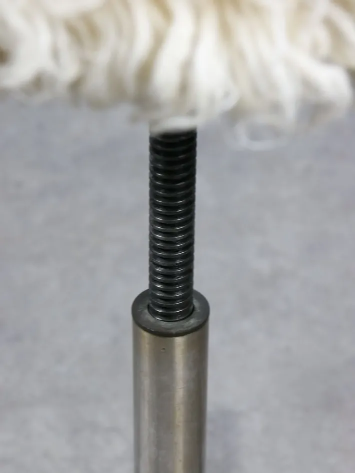 Pamono Modernist Bauhaus Swivel Stool in Chrome and Sheepskin, 1950s Clearance