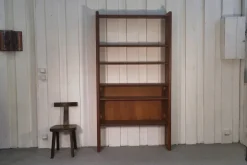 Pamono Modernist Elm Shelf by Pierre Chapo for Seltz, 1950s Outlet