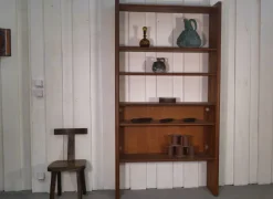 Pamono Modernist Elm Shelf by Pierre Chapo for Seltz, 1950s Outlet