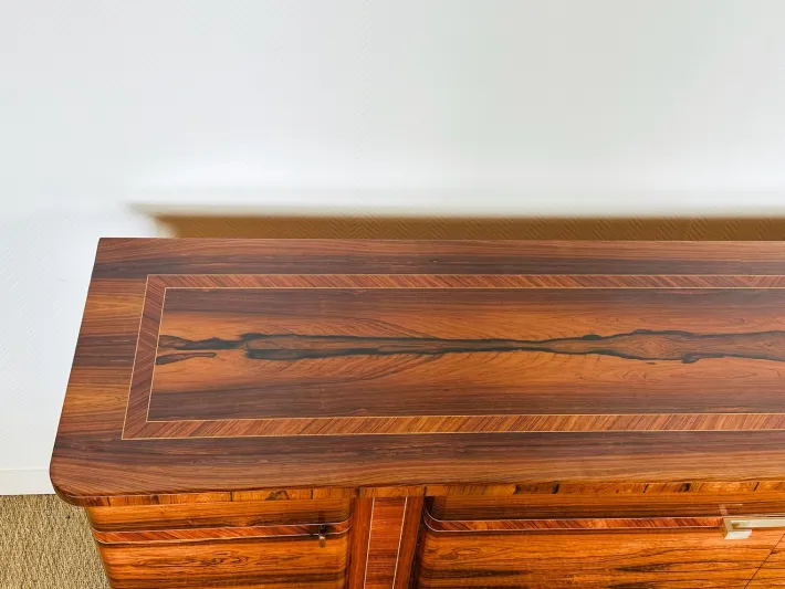 Pamono Modernist French Rosewood Sideboard by André Arbus, 1950s