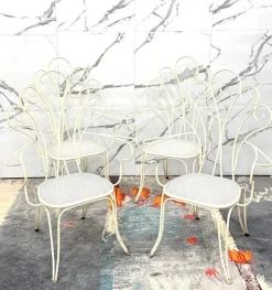 Pamono Modernist Garden Chairs by Lio Carminati, 1950s, Set of 4 Discount