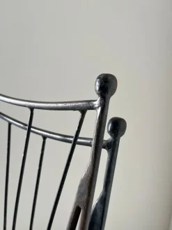 Pamono Modernist Italian Iron Garden Chairs, 1960s, Set of 4 Sale