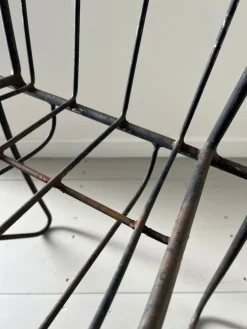 Pamono Modernist Italian Iron Garden Chairs, 1960s, Set of 4 Sale