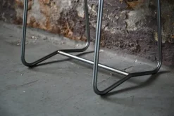 Pamono Modernist Red School Desk in Wood and Aluminum Tube by R. Gleizes, 1950s Outlet