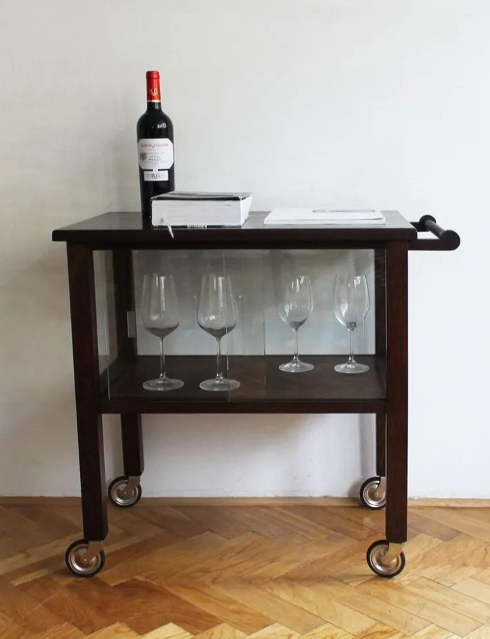 Pamono Modernist Serving Trolley, 1940s Best