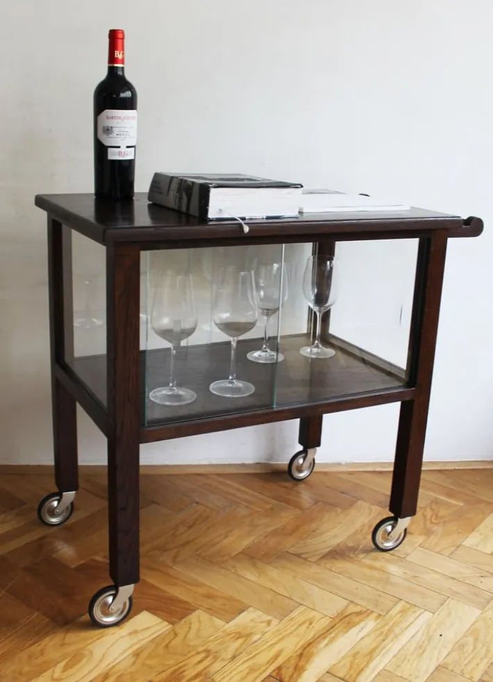 Pamono Modernist Serving Trolley, 1940s Best