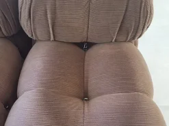 Pamono Modular Camaleonda Armchairs and Ottoman in Brown Corduroy by Mario Bellini for C&b Italia, 1970s, Set of 8 Sale