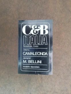 Pamono Modular Camaleonda Armchairs and Ottoman in Brown Corduroy by Mario Bellini for C&b Italia, 1970s, Set of 8 Sale