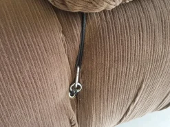 Pamono Modular Camaleonda Armchairs and Ottoman in Brown Corduroy by Mario Bellini for C&b Italia, 1970s, Set of 8 Sale