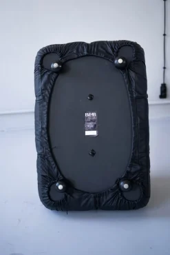 Pamono Modular Cameleonda Sofa in Black Leather by Mario Bellini for B&B Italia, 1970s, Set of 8