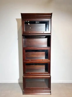 Pamono Modular Globe Wernicke Style Cabinet in Mahogany Hot