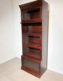 Pamono Modular Globe Wernicke Style Cabinet in Mahogany Hot