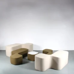 Pamono Modular Living Room Set in the style of Pierre Cardin, Italy, 1970s, Set of 5 Discount