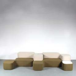 Pamono Modular Living Room Set in the style of Pierre Cardin, Italy, 1970s, Set of 5 Discount