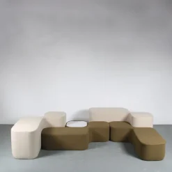 Pamono Modular Living Room Set in the style of Pierre Cardin, Italy, 1970s, Set of 5 Discount