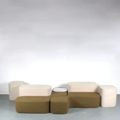 Pamono Modular Living Room Set in the style of Pierre Cardin, Italy, 1970s, Set of 5 Discount