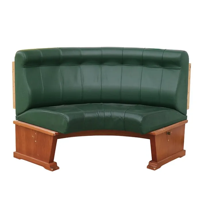 Pamono Modular Wall Bench in Green Leather and Wooden Structure, 1970s, Set of 2 Clearance