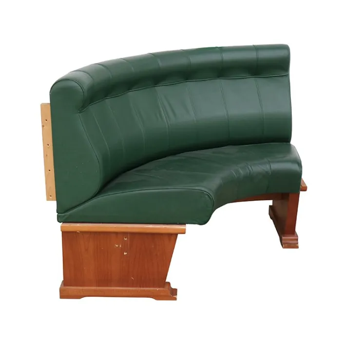 Pamono Modular Wall Bench in Green Leather and Wooden Structure, 1970s, Set of 2 Clearance