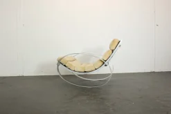 Pamono Mohair Rocking Chair from Hans Kaufeld Hot