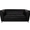 Pamono Monster 3-Seater Sofa in Black Leather from Bretz Sale