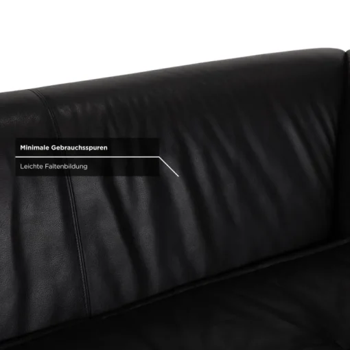 Pamono Monster 3-Seater Sofa in Black Leather from Bretz Sale