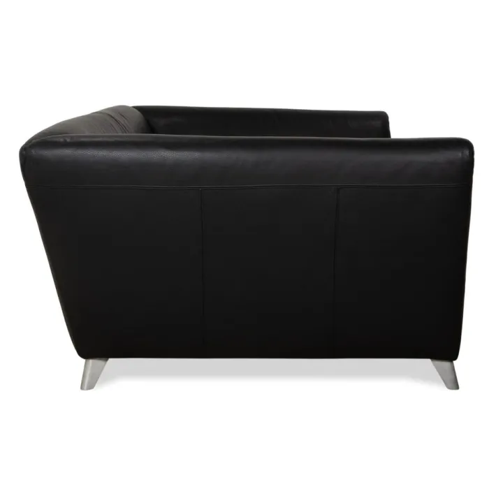Pamono Monster 3-Seater Sofa in Black Leather from Bretz Sale