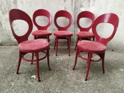 Pamono Mouettes Bistro Chairs from Baumann, 1960s, Set of 5 Clearance