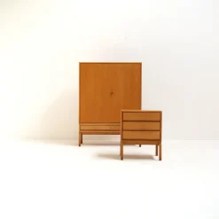 Pamono MTP Wardrobe in Oak by Marian Grabinski for Ikea, 1963 Outlet