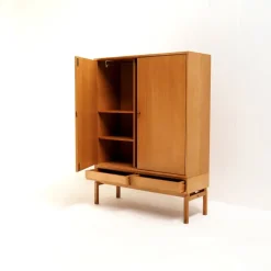 Pamono MTP Wardrobe in Oak by Marian Grabinski for Ikea, 1963 Outlet