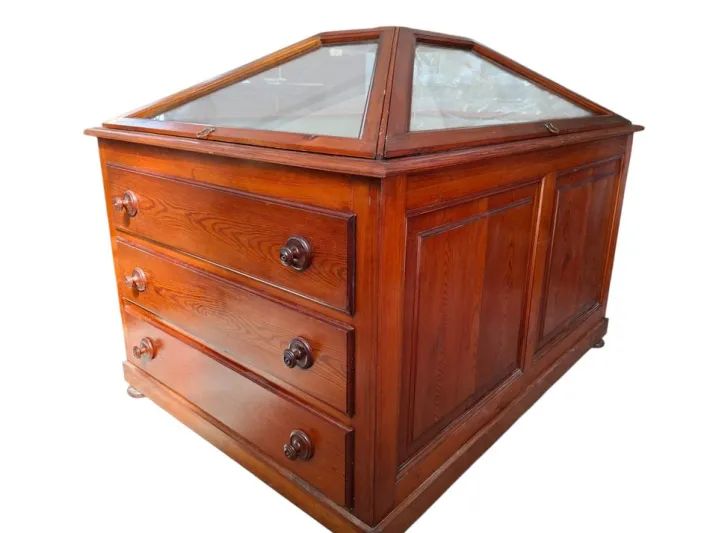 Pamono Museum Display Case, 1900s Clearance