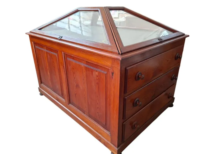 Pamono Museum Display Case, 1900s Clearance