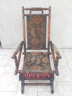 Pamono Napoleon III Bamboo Style Rocking Chair Best