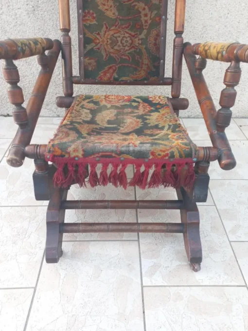 Pamono Napoleon III Bamboo Style Rocking Chair Best