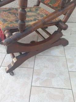 Pamono Napoleon III Bamboo Style Rocking Chair Best