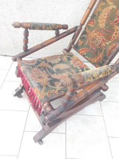 Pamono Napoleon III Bamboo Style Rocking Chair Best