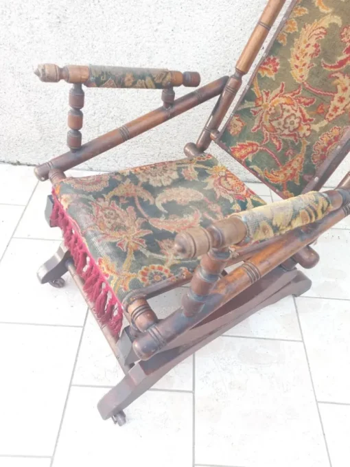Pamono Napoleon III Bamboo Style Rocking Chair Best