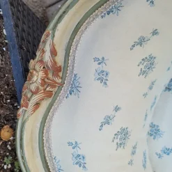 Pamono Napoleon III Chaise Longue or Duchesse in Polychrome Wood, France