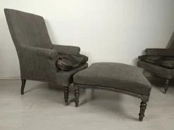Pamono Napoleon III Duchess Brisé Armchairs , Set of 3