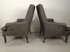 Pamono Napoleon III Duchess Brisé Armchairs , Set of 3