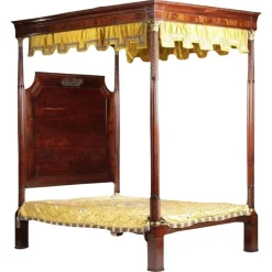 Pamono Napoleon III Empire Canopy Bed, 19th Century Outlet