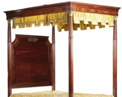 Pamono Napoleon III Empire Canopy Bed, 19th Century Outlet